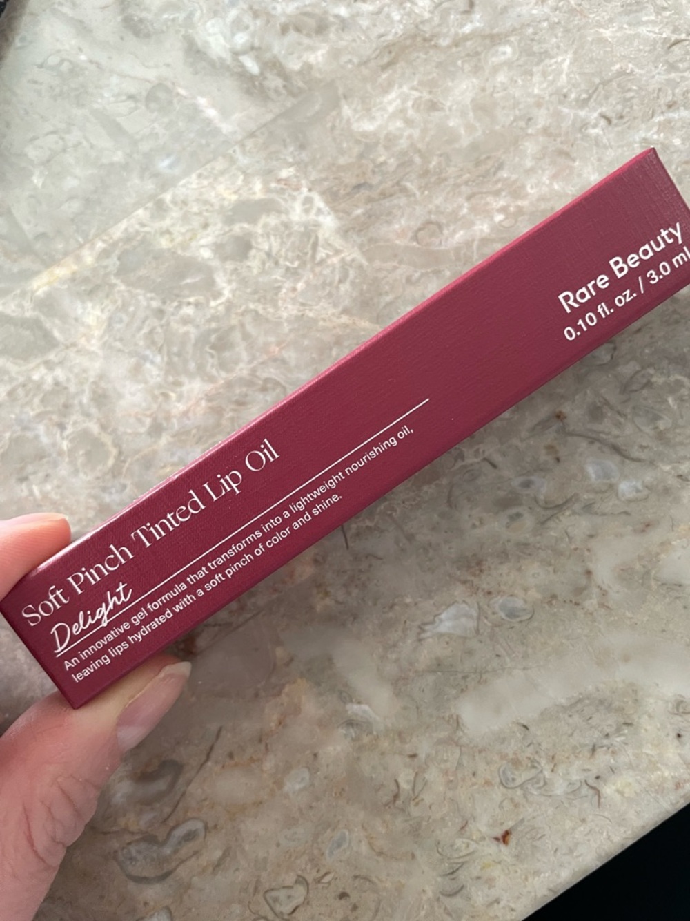 $24 msrp new in box Rare Beauty Soft Pinch Tinted Lip Oil in delight